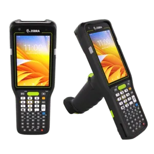 Zebra MC3400 Full Featured, 2D, SE58, 10.5 cm (4''), Func. Num., Gun, IST, hot-swap, USB-C, BT, Wi-Fi (Wi-Fi), NFC, Android, GMS