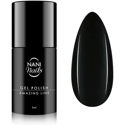 NaniNails NANI Amazing Line gélový lak na nechty odtieň Black Tie 5 ml