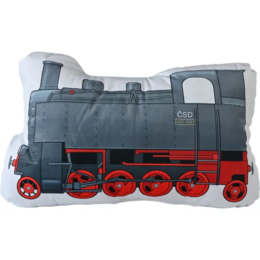 Tvarovaný vankúš Lokomotíva (Velikost: Medium)