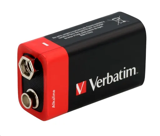 VERBATIM Alkalické batérie 9V, 1 PACK, 6LR61