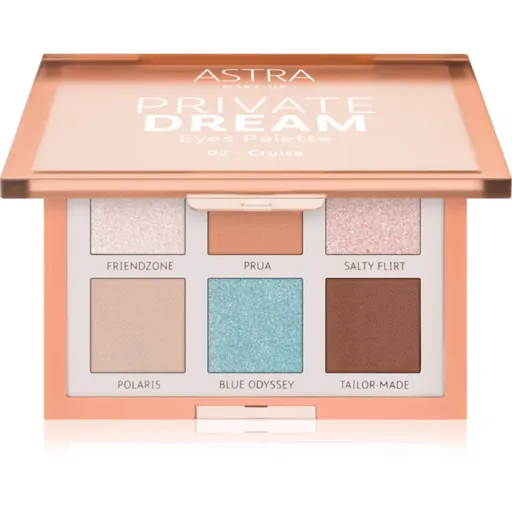 Astra Make-up Private Dream Palette paletka očných tieňov odtieň 02 - Cruise 1 ks