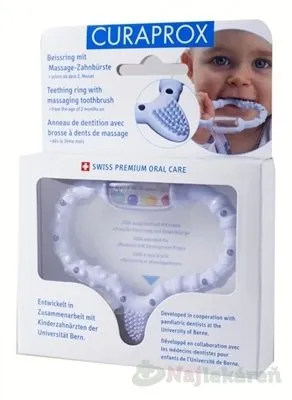 CURAPROX Baby Hryzadlo modré 1ks