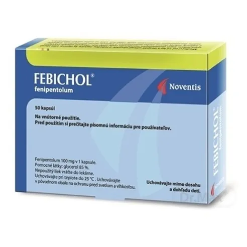 FEBICHOL cps mol 100 mg 50 mäkkých kapsúl
