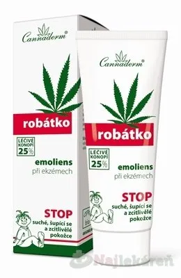 Cannaderm Robátko Emoliens krém na atopický ekzém 75 g