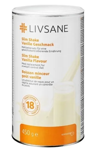 Livsane Dietní výživový koktejl vanilka 450 g