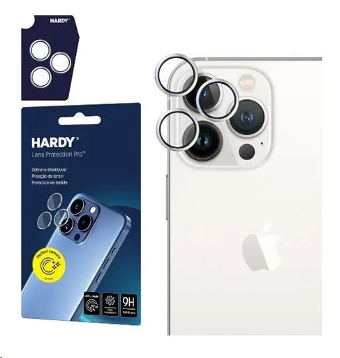 3mk HARDY Lens Protection Pro pre iPhone 14 Pro/14 Pro Max Silver
