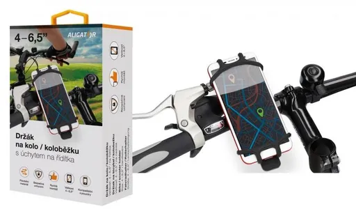 Držiak na bicykel/kolobežku ALIGATOR HA11, úchyt na riadidlá, univerzálny
