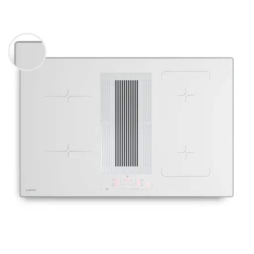 Klarstein Indukčná varná doska Velaire s digestorom | 4 varné zóny | 8400 W | 80 cm