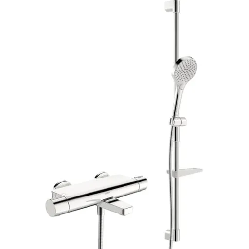 Vaňová batéria Hansa Optima so sprchovacím setom 150 mm chróm 48372331