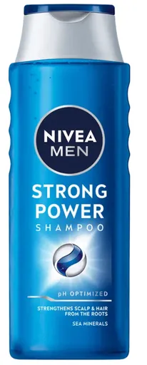 NIVEA STRONG POWER - Pánsky šampón s obsahom morských minerálov (0,4 L)