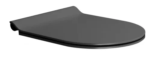 GSI - WC sedátko, SLIM, Soft Close, Quick Release, čierna mat/chróm MS86CSN26