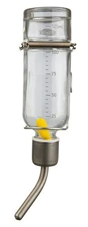 Trixie Sklenená napájačka s kovovým náustkom pre morčatá 250 ml
