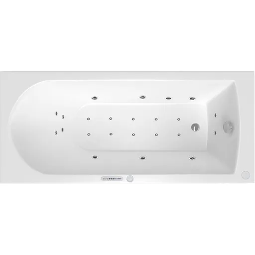 Masážna vaňa SIKO Savero 180x75 cm LUXUS akrylát pravá SIKOHMLSAV180P