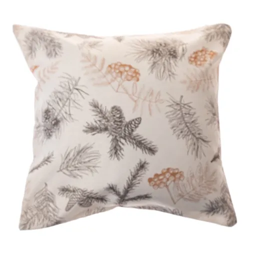 Vianočná Obliečka na vankúš vodeodolná Ihličie, 40 x 40 cm