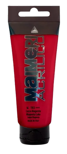 MAIMERI ACRILICO - Akrylové farby 183 - magenta lake, 0,2 L