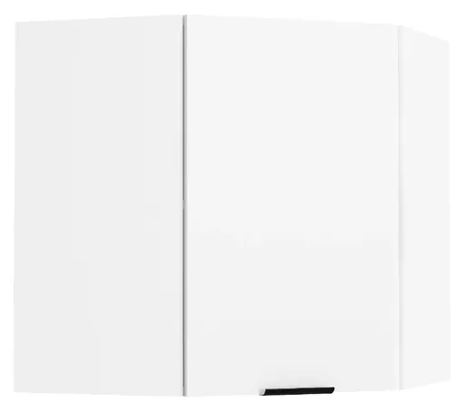 VCM Rohová nástěnná skříňka „Fasola“, bílá