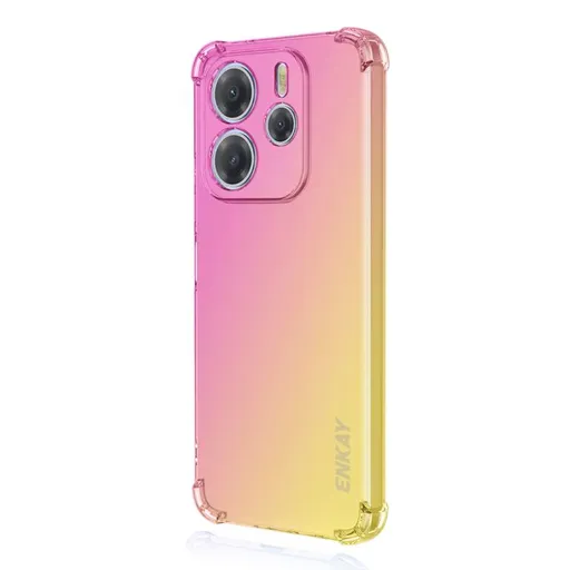 ENKAY GRADIENT Ochranný kryt pre Xiaomi Redmi Note 14 Pro PINK GOLD