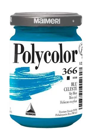 MAIMERI POLYCOLOR - Jemné vinylové farby 366 - sky blue, 140 ml