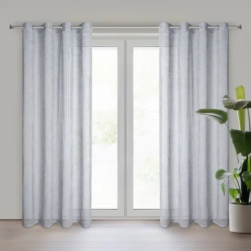 ArtFir Záclona NELI K | strieborná 140 x 250 cm