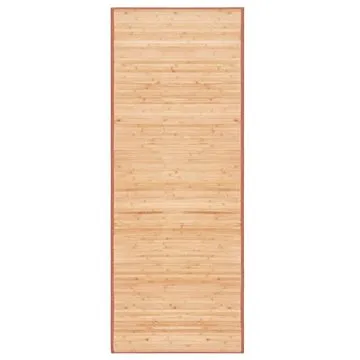 Bambusový koberec 80 × 200 cm hnedý (247205)