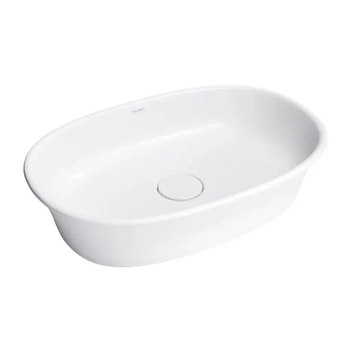 OMNIRES - CLASSICA M+ umývadlo na dosku, 61 x 40 cm, biely mat CLASSICAUNBM