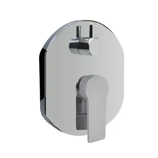 Mereo Sprchová podomietková batéria s prepínačom, Dita, Mbox, oválny kryt, chróm CBE60106DB
