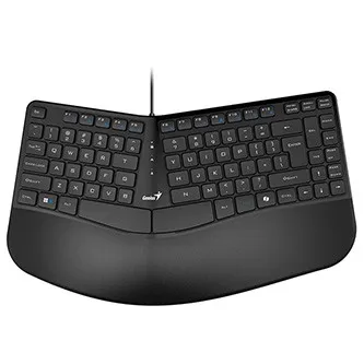 Genius Ergo KB-700 31310053403, CZ/SK, ergonomická, drátová (USB), černá, Copilot