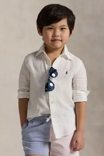 Detská bavlnená košeľa Polo Ralph Lauren