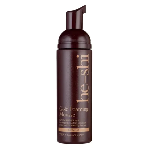 HE-SHI Gold Samoopaľovacia pena 150 ml