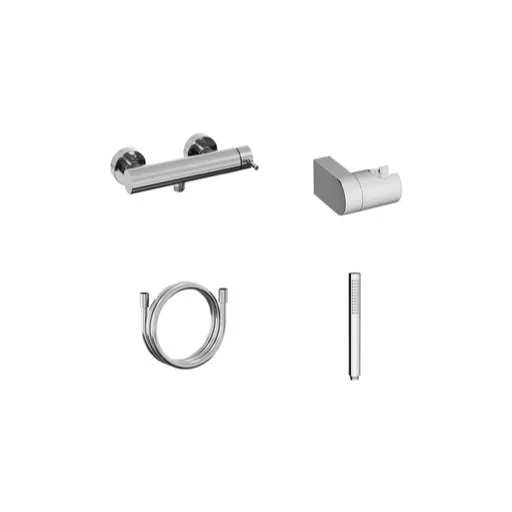 Sprchová batéria Ravak Espirit so sprchovacím setom 150 mm chróm X07S128