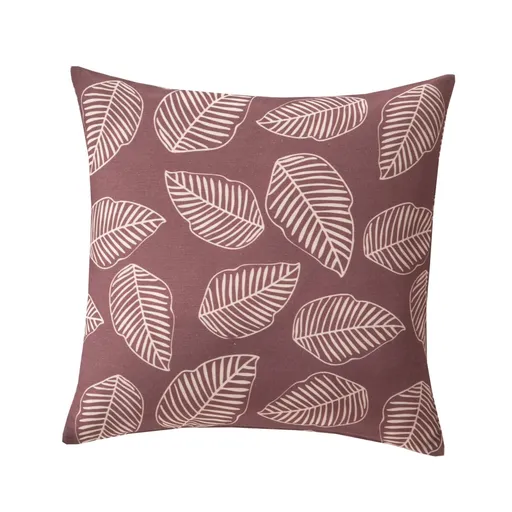 Súprava 2 obliečok s potlačou listov na vankúšiky