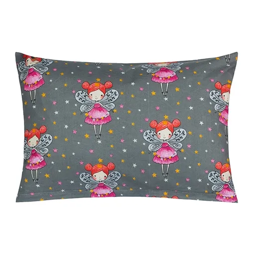 Bellatex Vankúšik VIOLA Víly na sivé, 40 x 60 cm