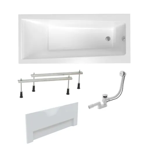 Obdĺžniková vaňa Laguna Idea Plus 160x75 cm akrylát ľavá aj pravá SIKOID1600ANPC