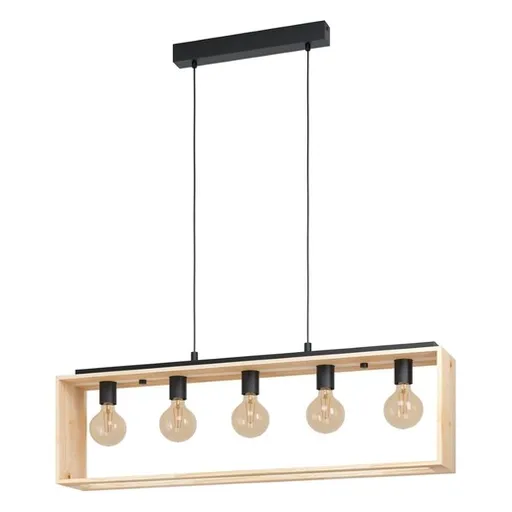 Závesné osvetlenie Eglo FAMBOROUGH čierna 43414