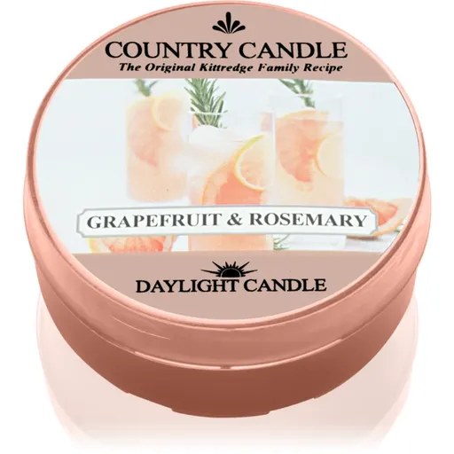 Country Candle Grapefruit & Rosemary čajová sviečka 42 g