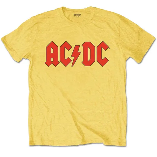 AC/DC tričko Logo Žltá 5 – 6 rokov