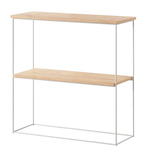 ArtAdrk Príručný stolík TONI | biele nohy Farba: Dub Lancelot