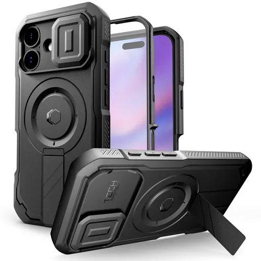 TECH-PROTECT KEVLAR MAGSAFE Odolný kryt Apple iPhone 17  čierny