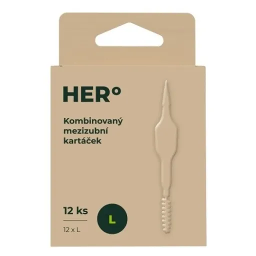 HERBADENT Hero medzizubné kefky L 12 kusov