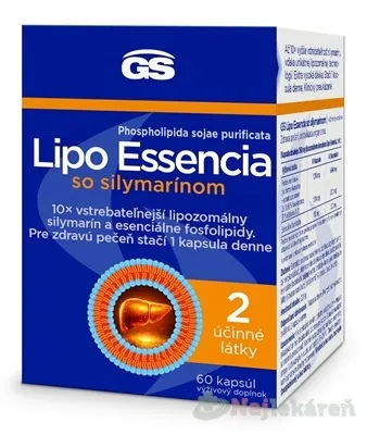 GS Lipo Essencia se silymarinem 60 kapsúl