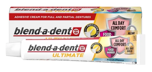 blend-a-dent ULTIMATE fixačný dentálny krém s tenkou tryskou fresh 40g