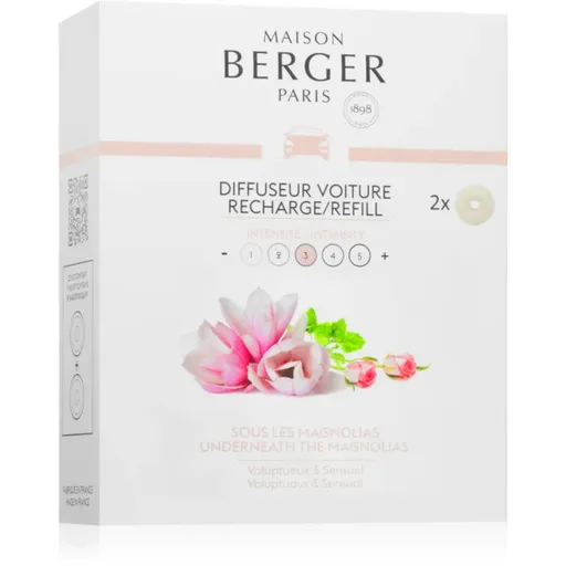 Maison Berger Paris Underneath The Magnolias vôňa do auta náhradná náplň 2x17 g
