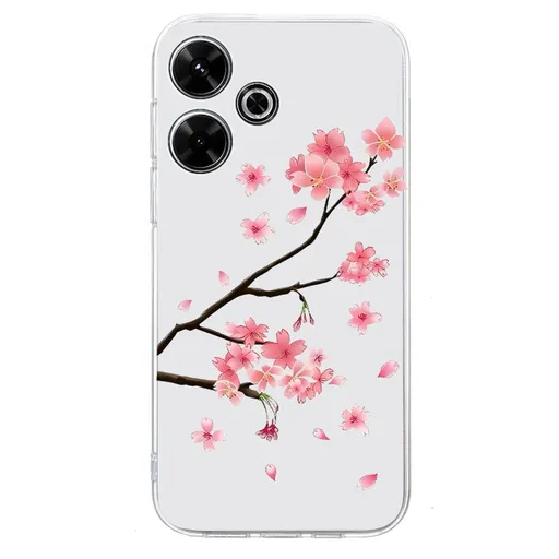ART TPU Ochranný kryt pre Xiaomi Redmi Note 14 5G PLUM BLOSSOM