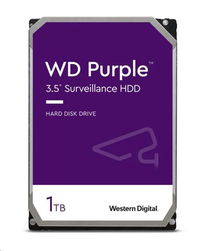WD PURPLE WD11PURZ 1TB, SATA III 3.5", 64MB 5400RPM, 110MB/s, Low Noise, CMR