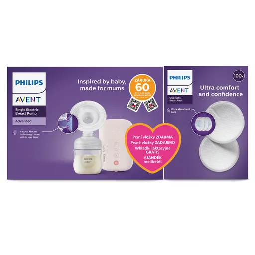 Philips AVENT Odsávačka materského mlieka elektrická SCF395/31+Darček