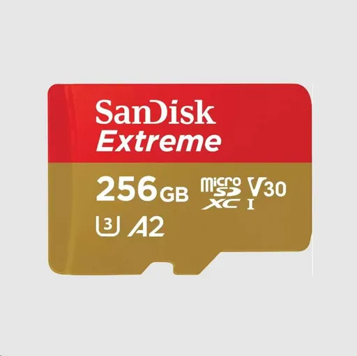 SanDisk micro SDXC karta 256 GB Extreme Mobile Gaming (190 MB/s Class 10, UHS-I U3 V30)