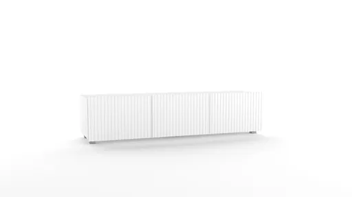 ArtGiB TV stolík KOLDER KL-02 | biely mat