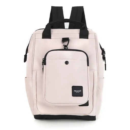 Ružový ruksak s vreckom na prenosné zariadenie – Himawari