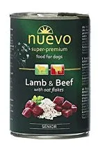 Nuevo pes Senior Jahňacie s ovsenými vl. konz. 400g