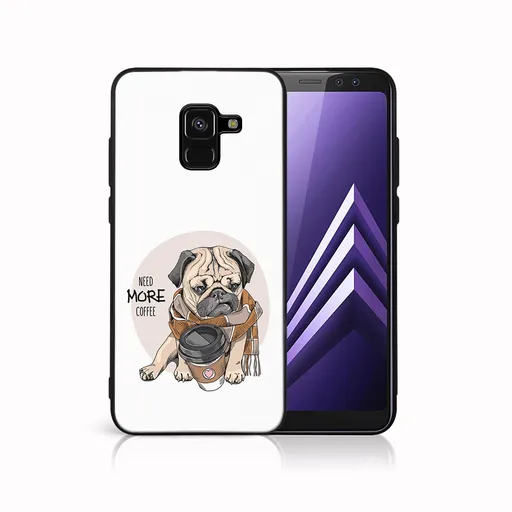 MY ART Ochranný kryt pre Samsung Galaxy A8 2018 (A530) MORE COFFEE (184)